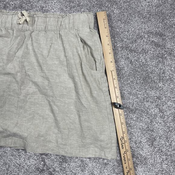 Patagonia Skirt Womens Medium Island Hemp Beach Organic Cotton Mini Tan Stretchy - Picture 7 of 9